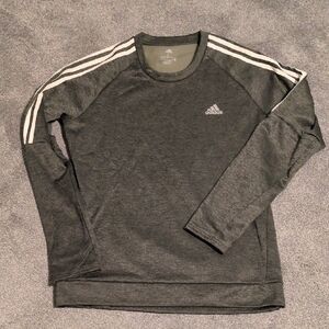 Green Adidas Pullover Sweatshirt Size Large